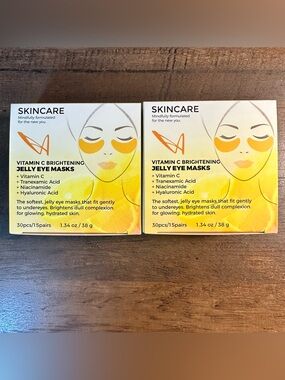 LA Splash Cosmetics 🌟 VITAMIN C BRIGHTENING Jelly EYE MASKS 2PK 60pcs /30pairs